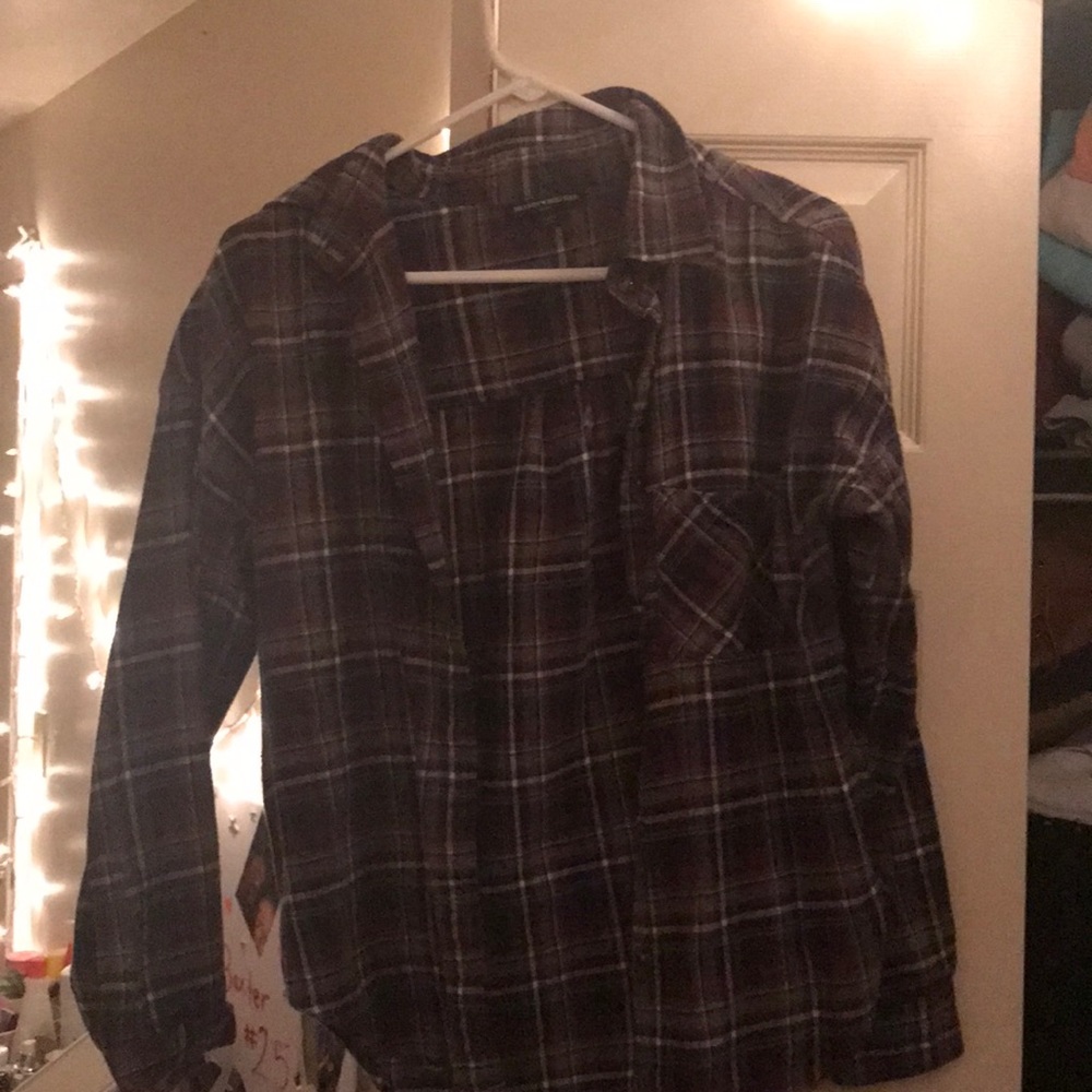 bandy melville flannel shirt